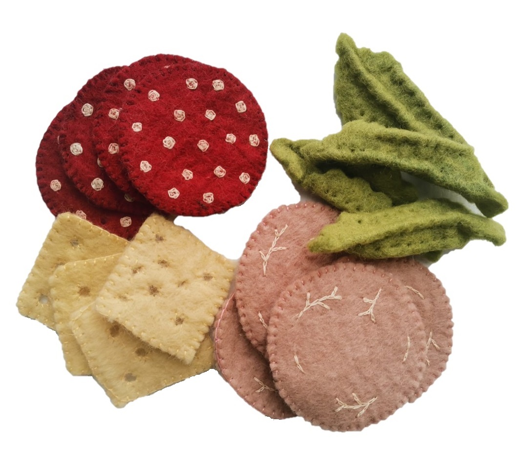 Felt Sandwich Toppings - 16pcs