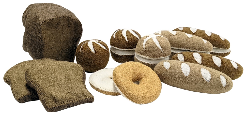 Felt Food Bread Set - 17pcs
