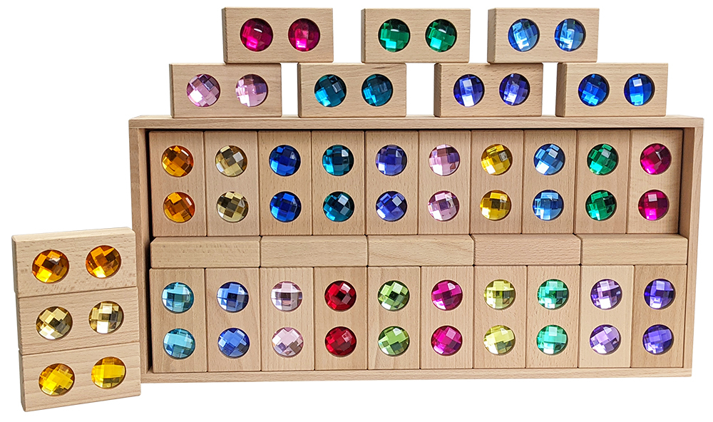 Double Gem Blocks Large Set - 45pcs