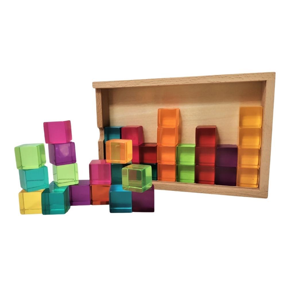 Lucite Cubes - 40pcs