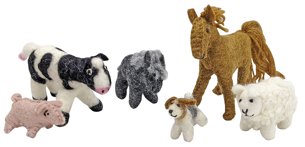 Country Animal Set -6pcs