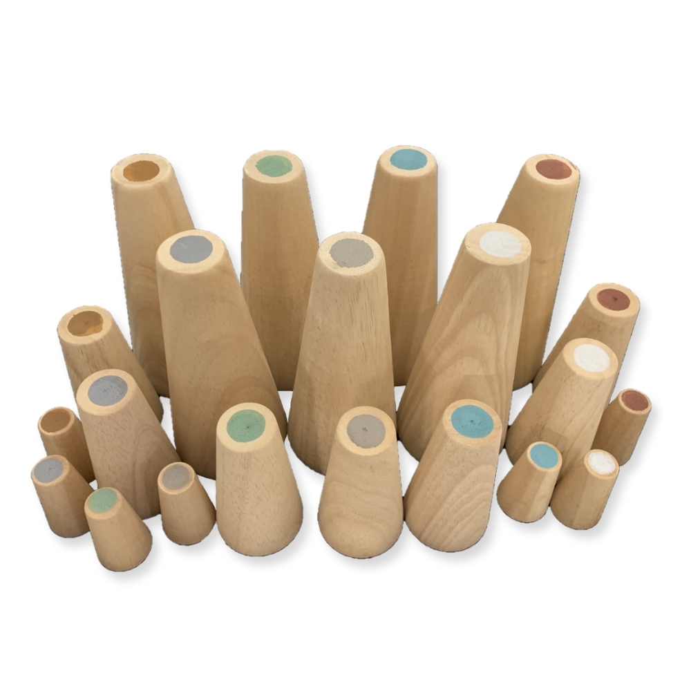 Earth Wooden Totems - 21pcs