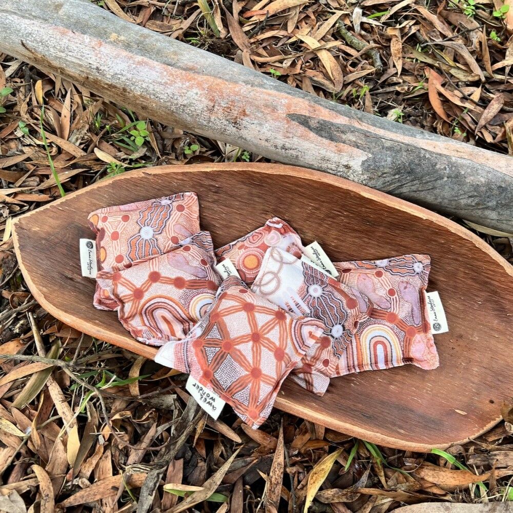 Aboriginal Design Bean Bags Set of 6 - By Emma Stenhouse