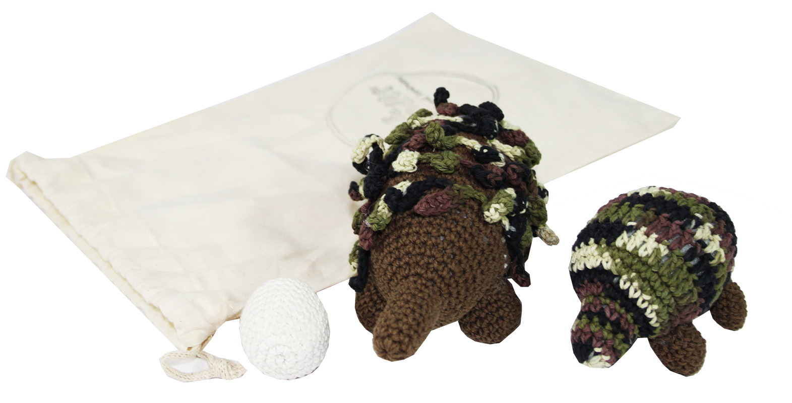Australiana Crochet Set - Echidna, Puggle & Egg Life Cycle