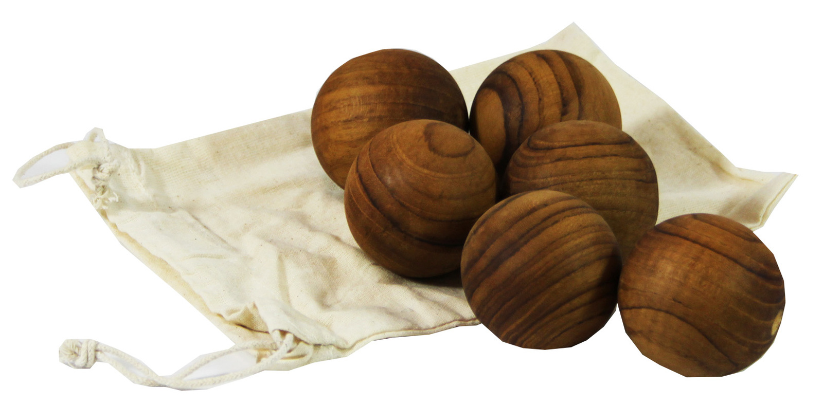 Wooden Ball Set - 6pcs
