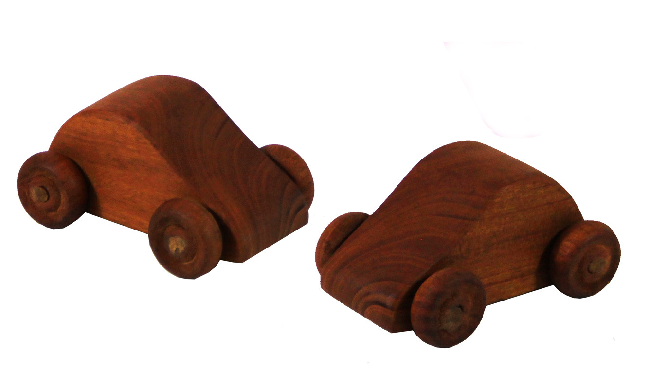 Wooden Mini Car - Set of 2