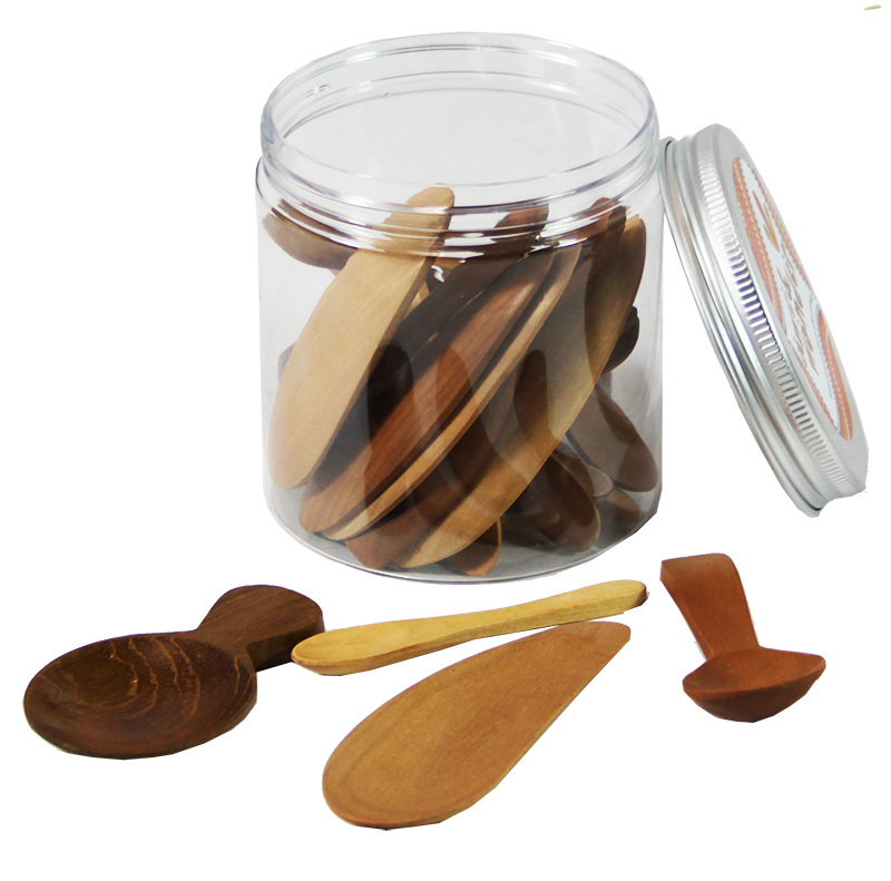 Wooden Spoon Set - In Portable Play Jar 21pcs