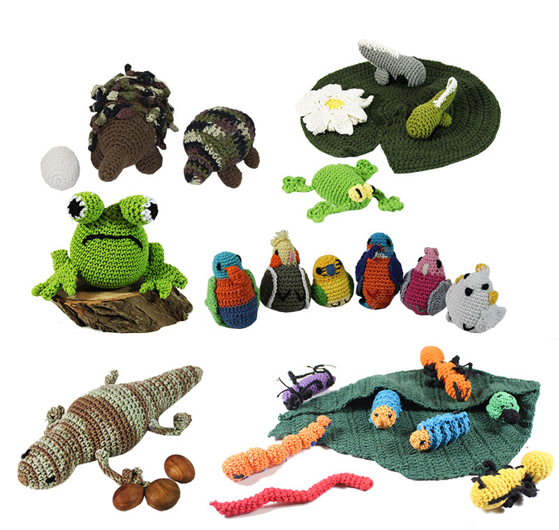 Australiana Crochet Set - Classroom Set of 6