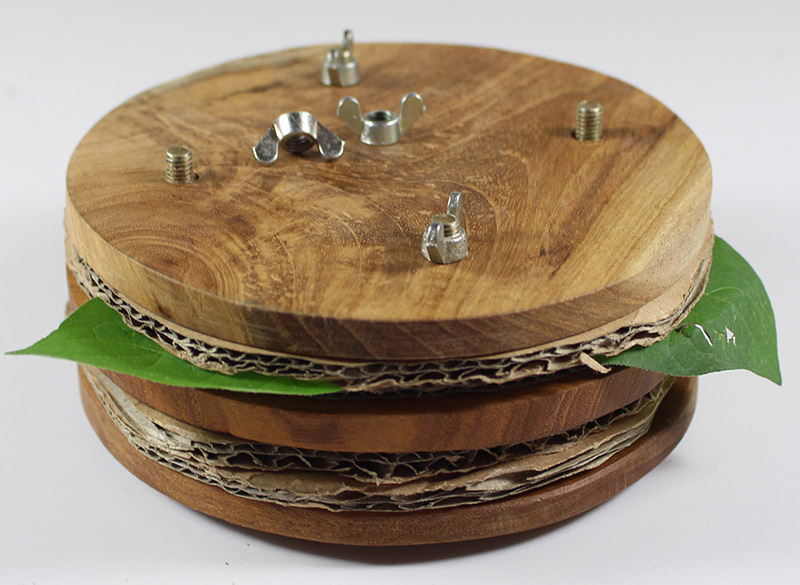 Wooden & Recycled Cardboard Flower Press