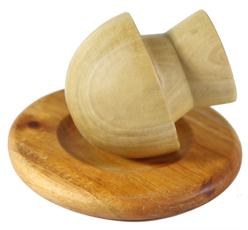 Wooden Mortar & Pestle - Mushroom 7 x 8cmH