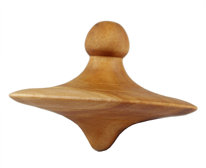 Wooden Spinning Top - 10 x 10 x 6.5cmH