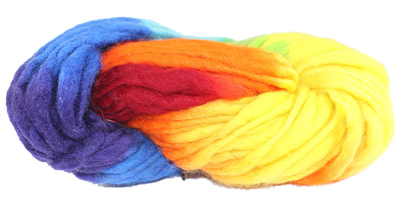 Australian Merino Wool Skein - Rainbow 180g