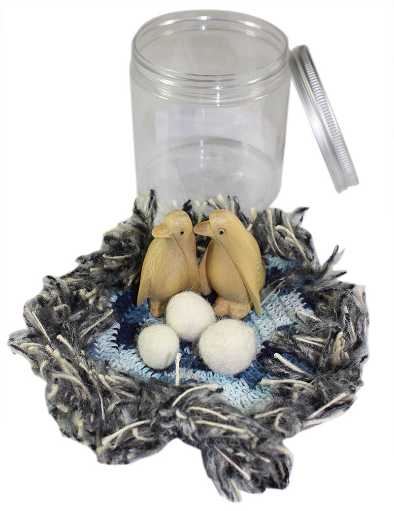 Penguin Family Play Set - In Portable Play Jar 6pcs