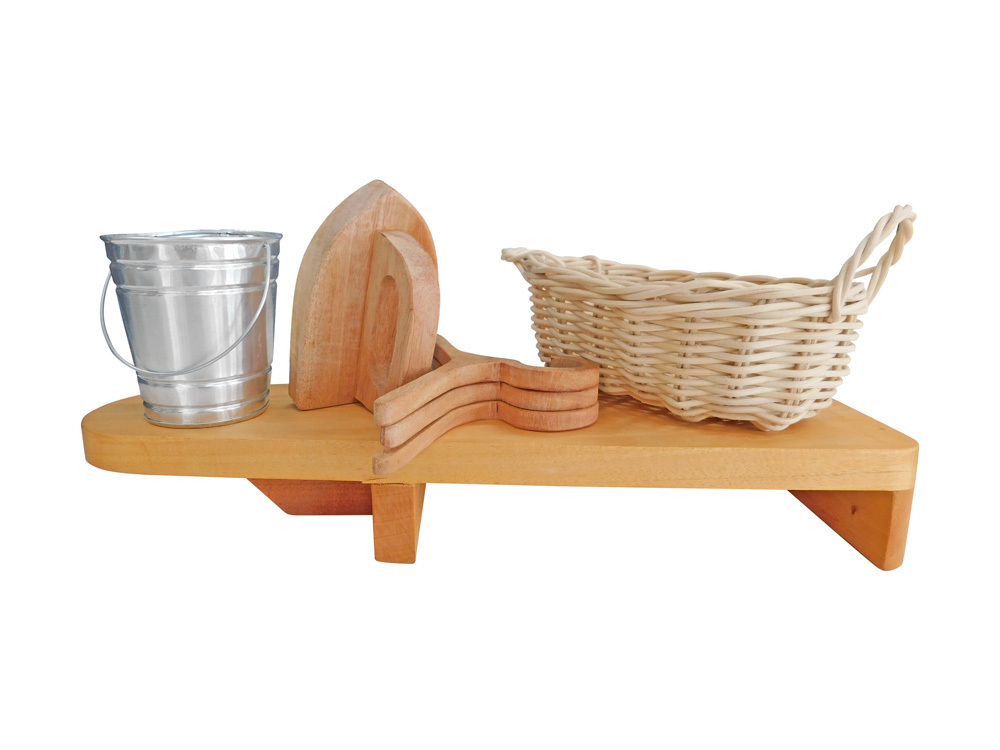 Wooden Iron & Table Top Ironing Board Set