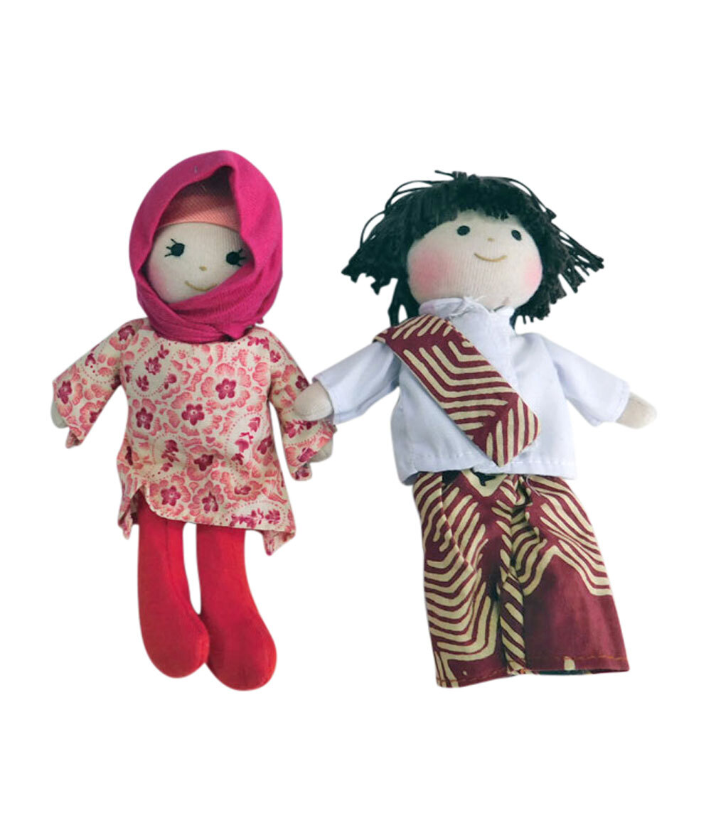 Cultural Boy & Girl Mini Dolls 16cm - Muslim