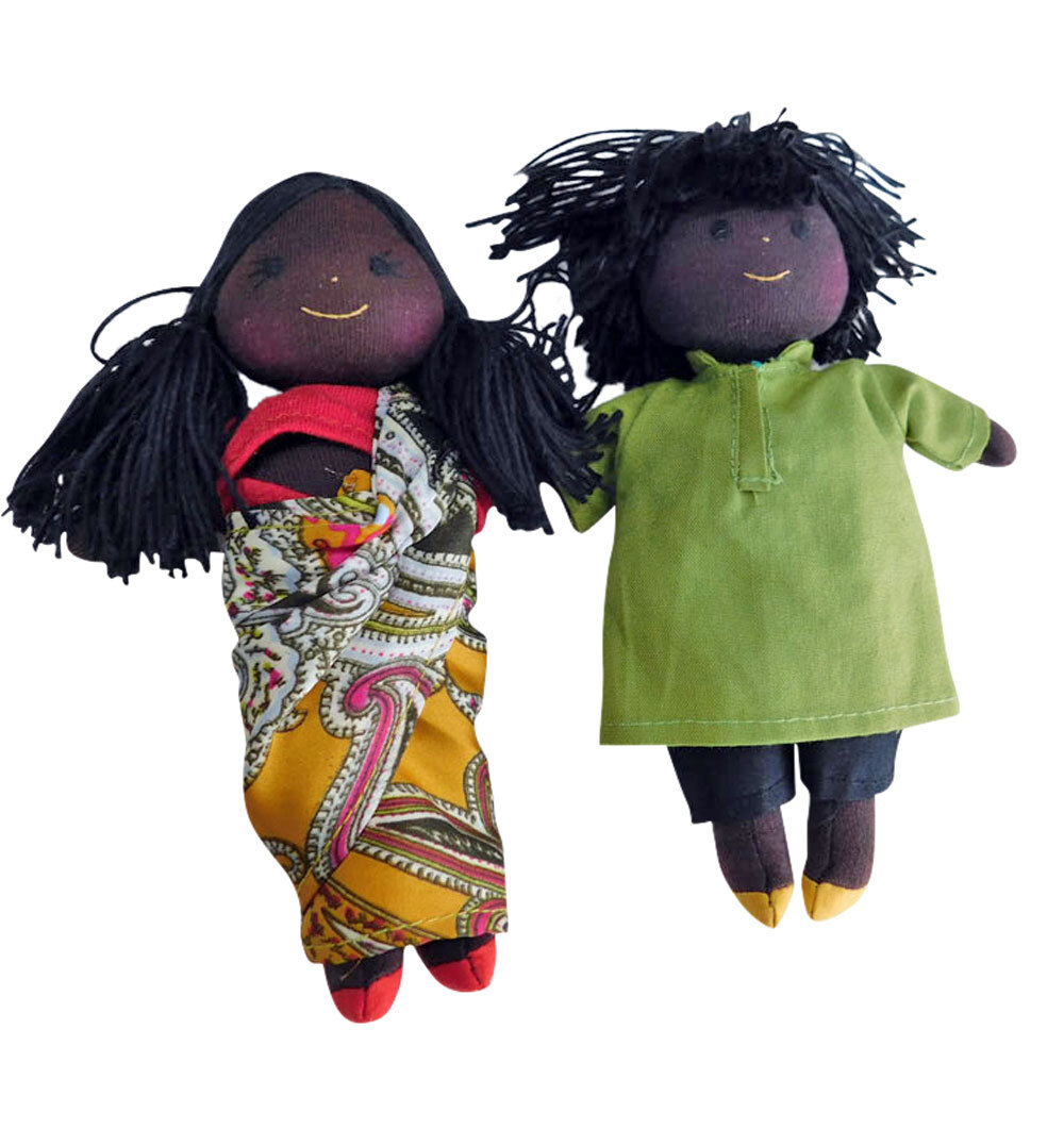 Cultural Boy & Girl Mini Dolls 16cm - Indian