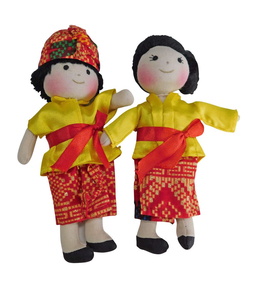 Cultural Boy & Girl Mini Dolls 16cm - Balinese