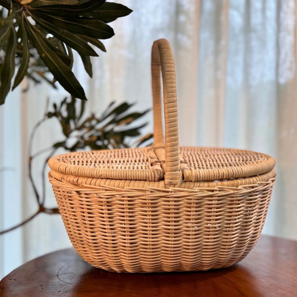 Rattan Picnic Basket