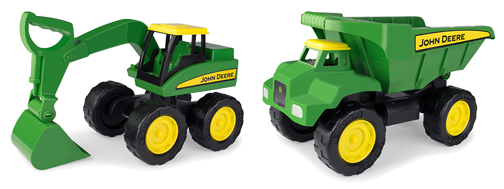 John Deere Large Construction Vehicles - Set of 2