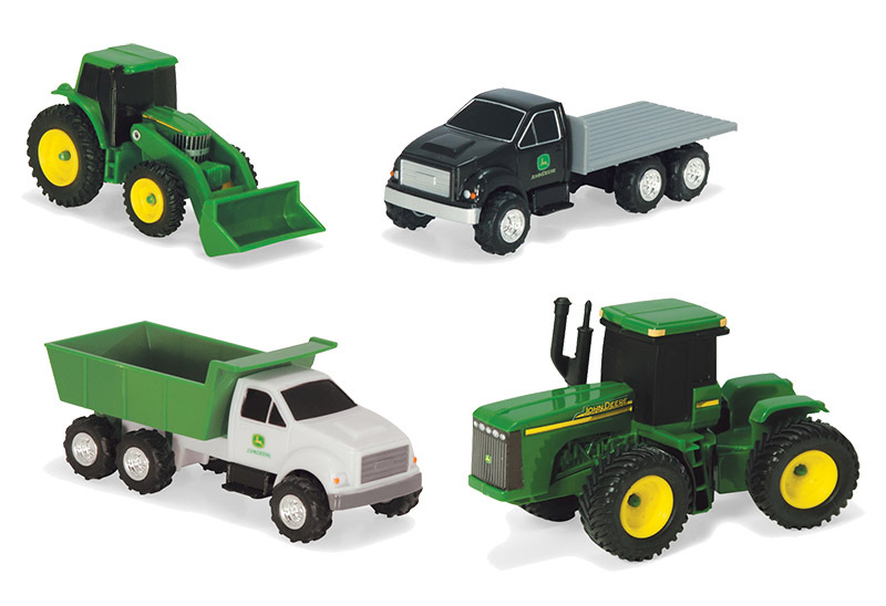 John Deere Small Construction Vehicles - 4pcs