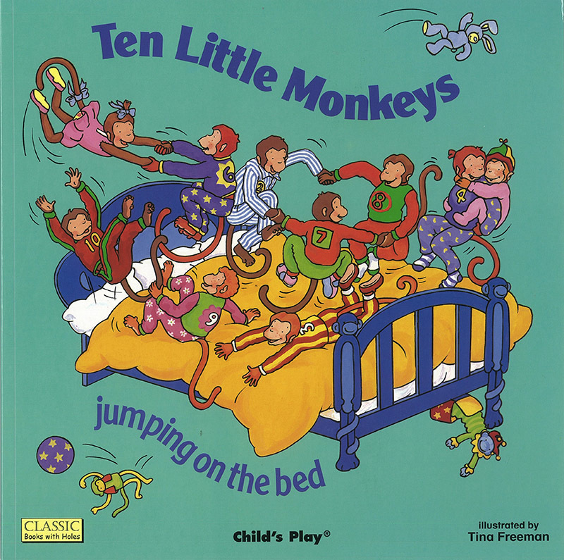 Peek-A-Boo Big Book - Ten Little Monkeys