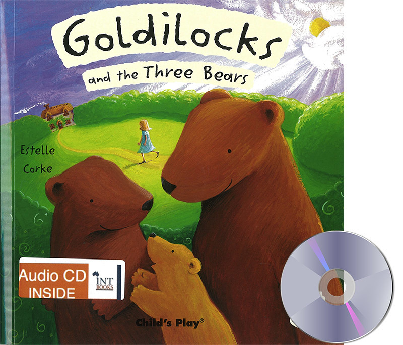 Flip-Up Fairy Tale Book & CD - Goldilocks & The Three Bears