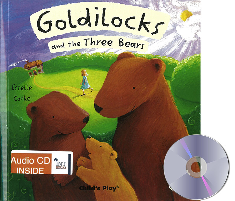 Flip-Up Fairy Tale Book & CD - Goldilocks & The Three Bears