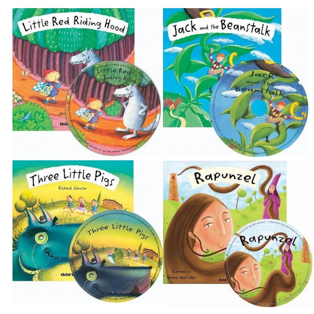 Flip-Up Fairy Tale Book & CD - Set 1