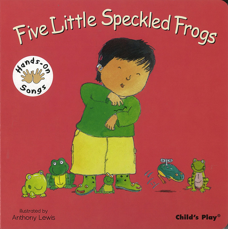 Baby Signing Board Books - Five Little Speckled Frogs