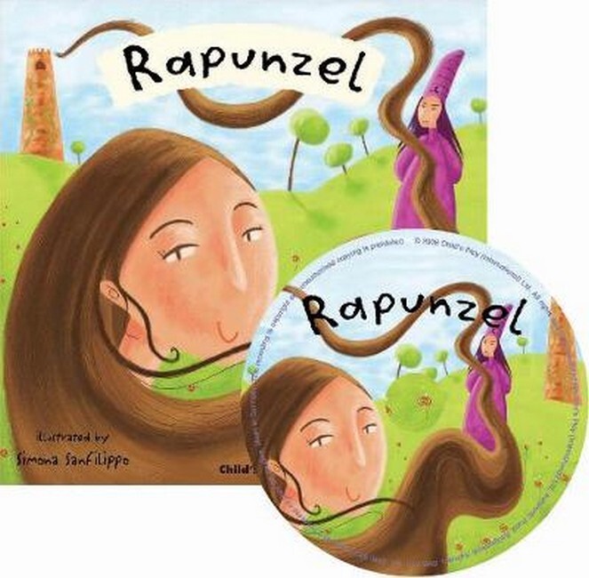Flip-Up Fairy Tale Book & CD - Rapunzel
