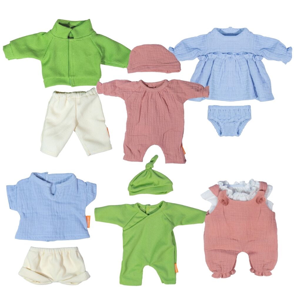 Doll Clothes for 32cm Doll - Set of 6 Outfits
