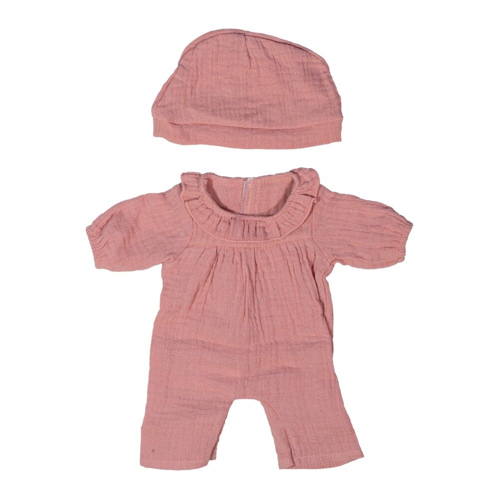 Doll Clothes for 38cm Doll - Pink Pyjamas & Hat