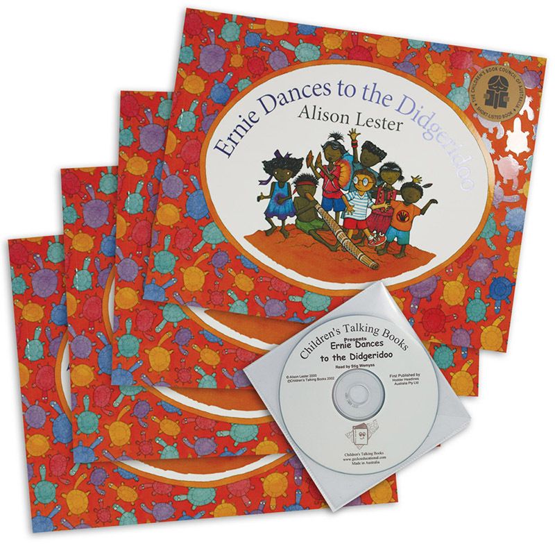 Ernie Dances to the Didgeridoo - CD and 4 Book Set