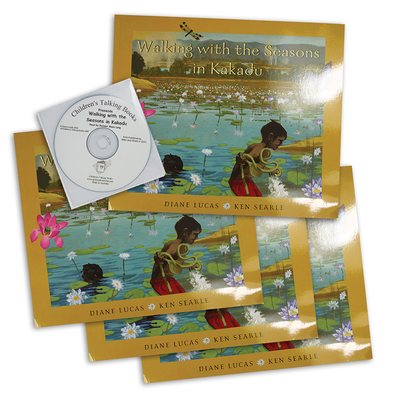 Walking with Seasons in Kakadu - CD and 4 Book Set