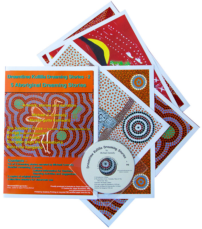 Dreamtime Kullilla Dreaming Stories Talking Book & CD - Set 2