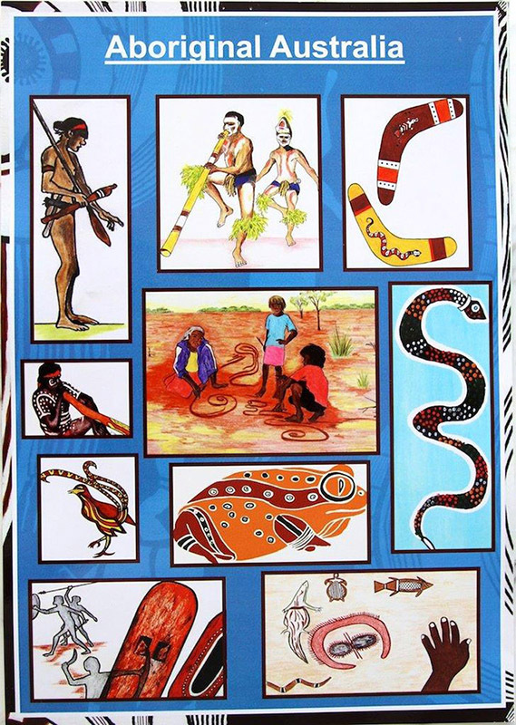 Australian A3 Poster - Aboriginal Australia