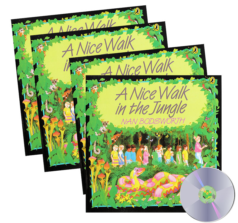 A Nice Walk In The Jungle - CD and 4 Book Set