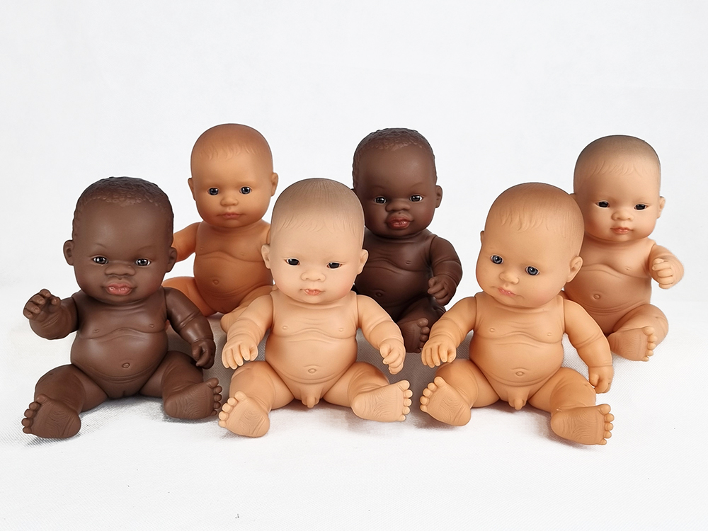 Baby Doll 21cm - Set of 6 (3 Boys & 3 Girls)