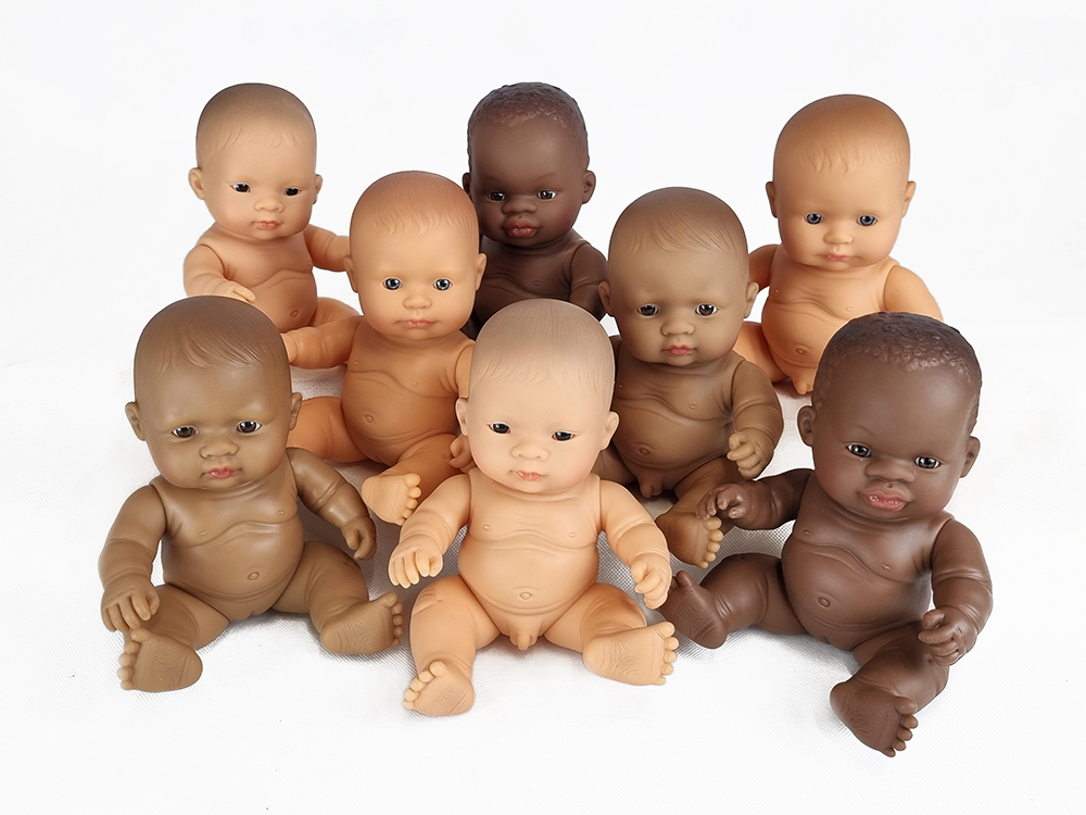 Baby Doll 21cm - Set of 8 (4 Boys & 4 Girls)