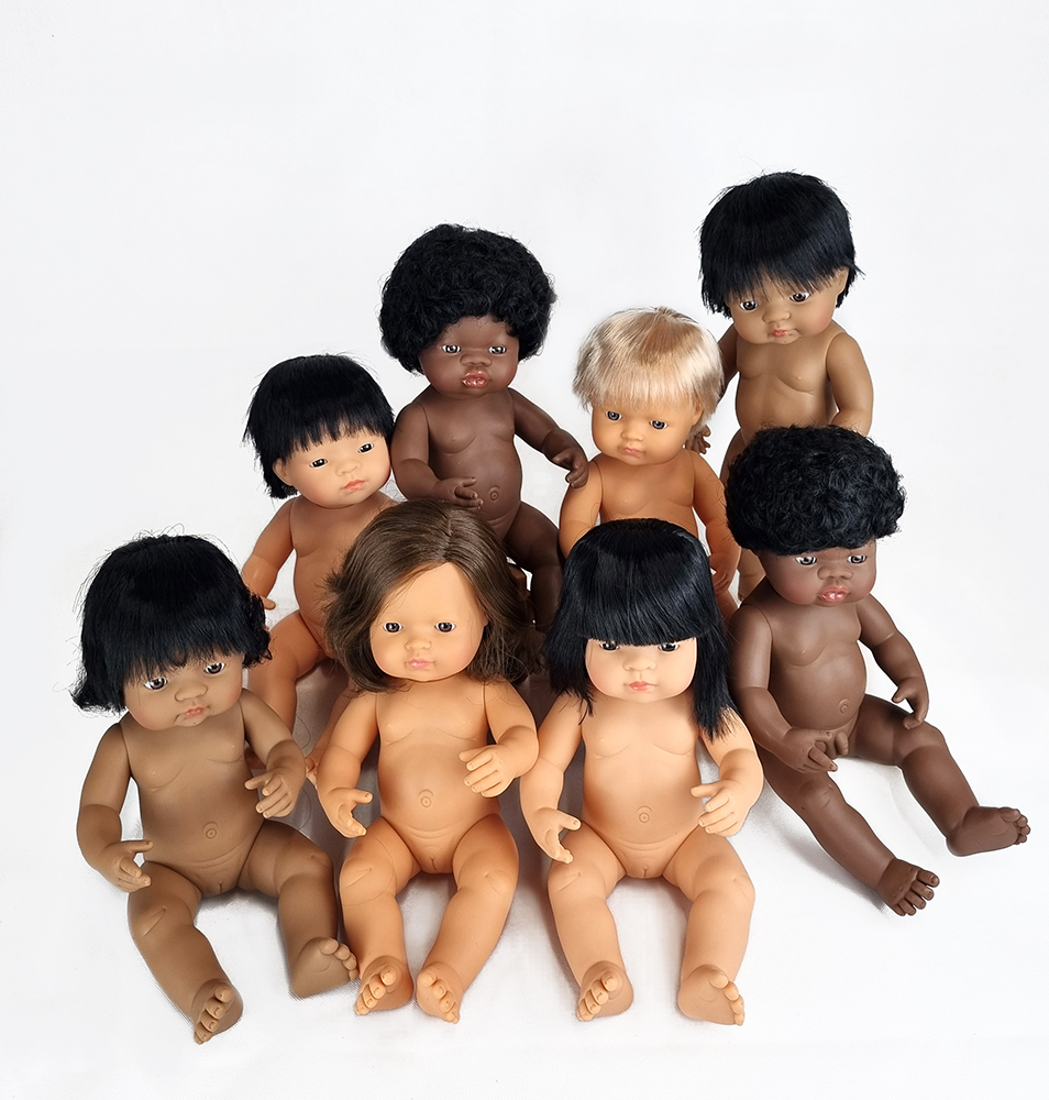 Baby Doll 38cm - Set of 8 (4 Boys & 4 Girls)