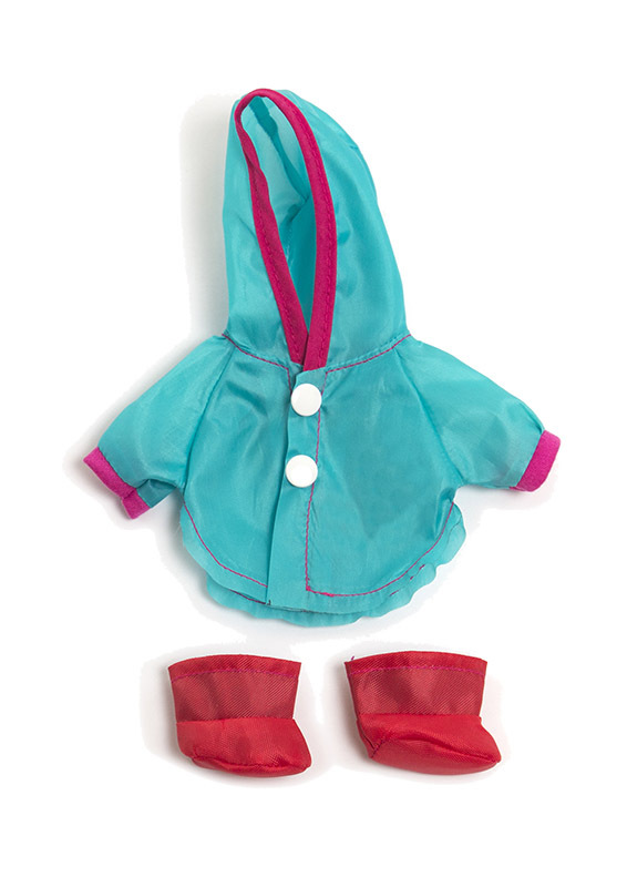 Doll Clothes for 21cm Doll - Raincoat & Gumboots