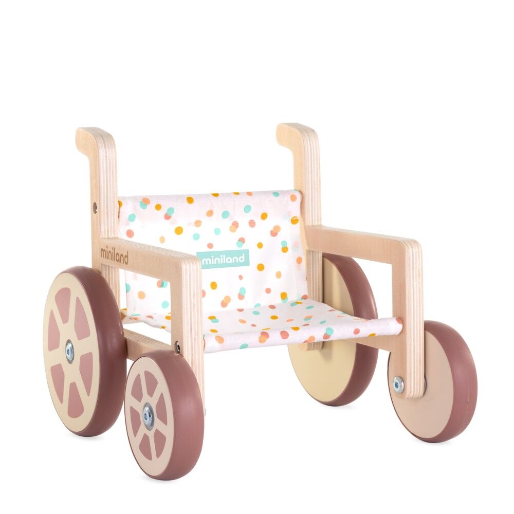 Wooden Doll Wheelchair