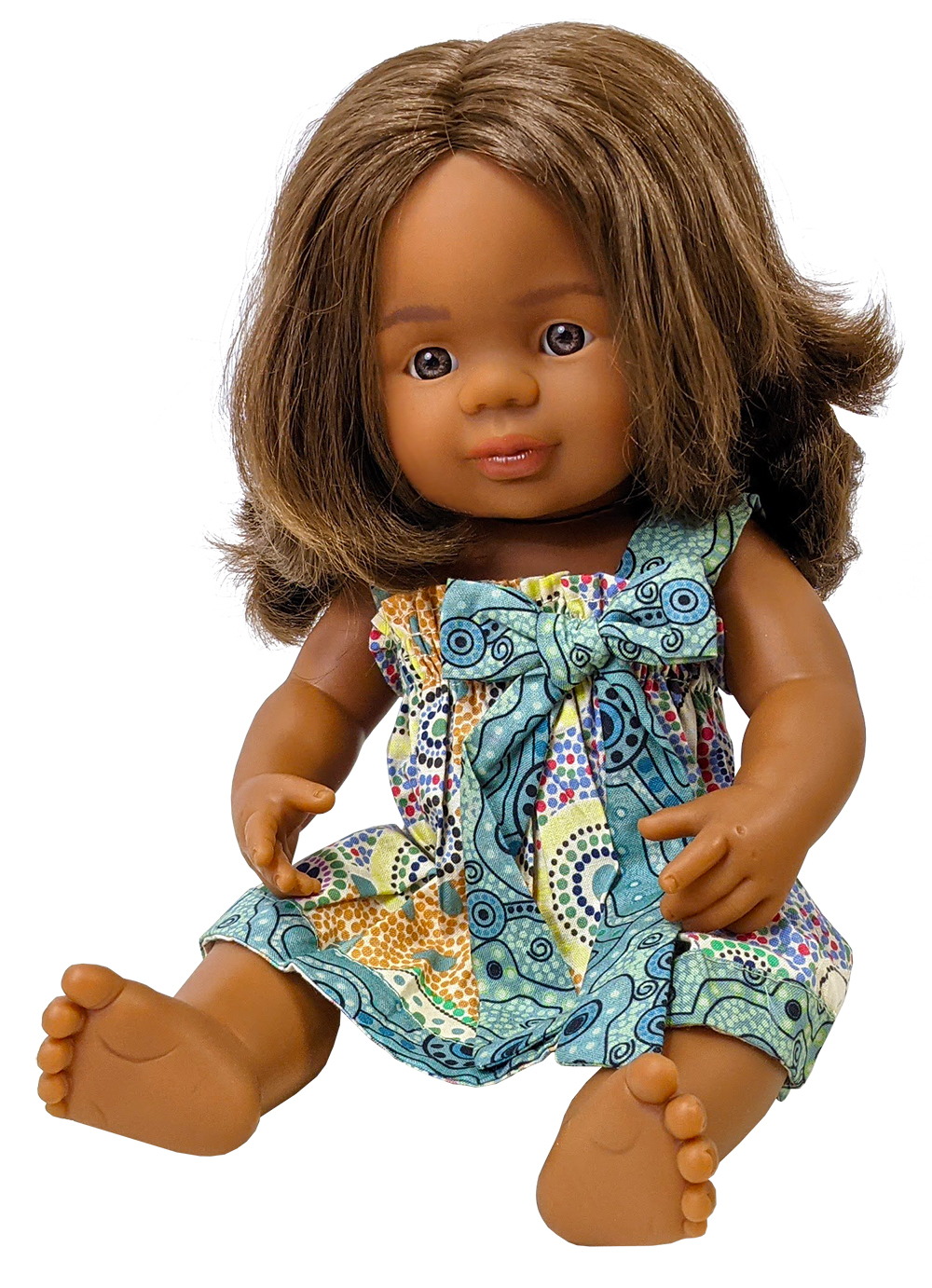 Baby Doll 38cm - Aboriginal Girl with Clothing