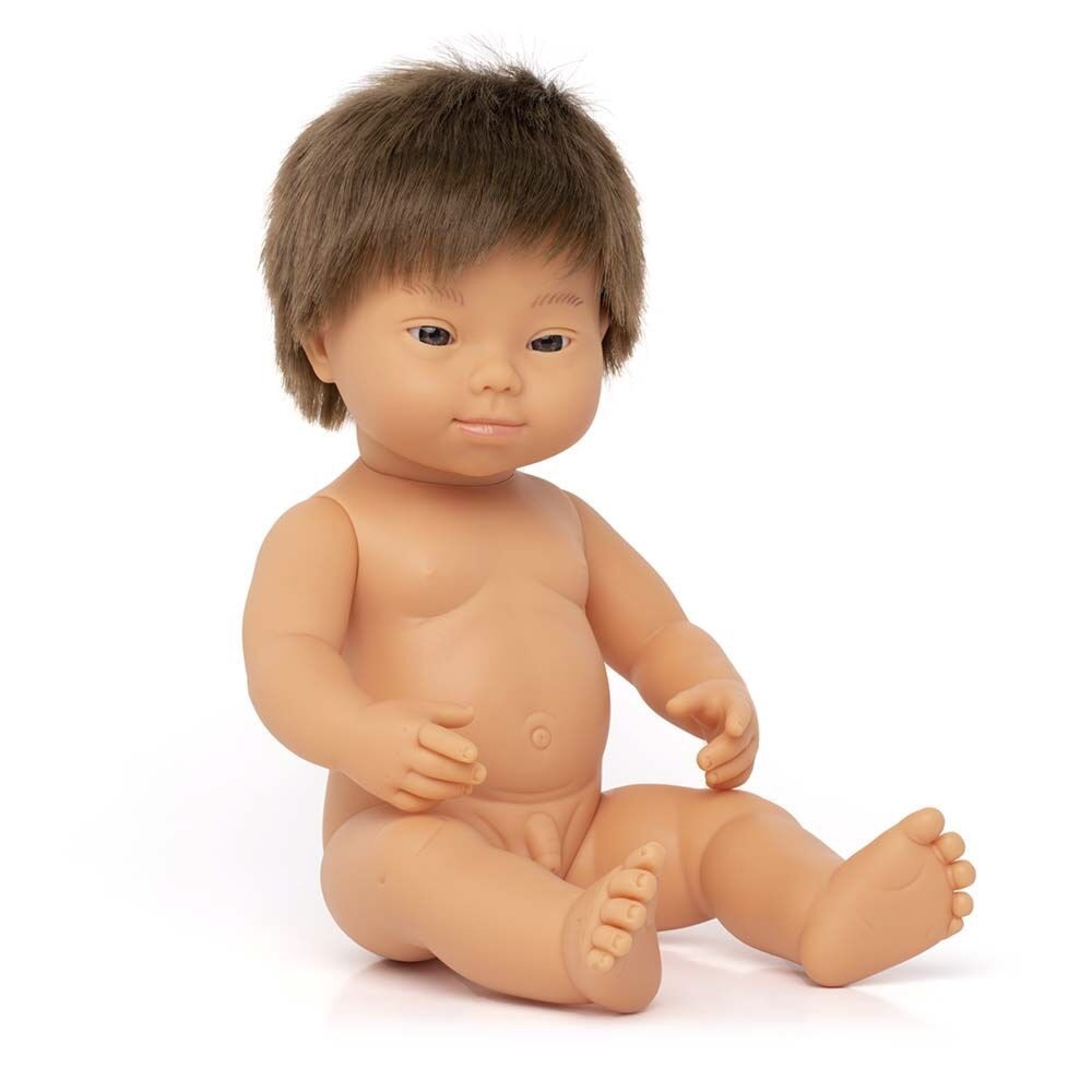 Baby Doll 38cm - Caucasian Down Syndrome Boy