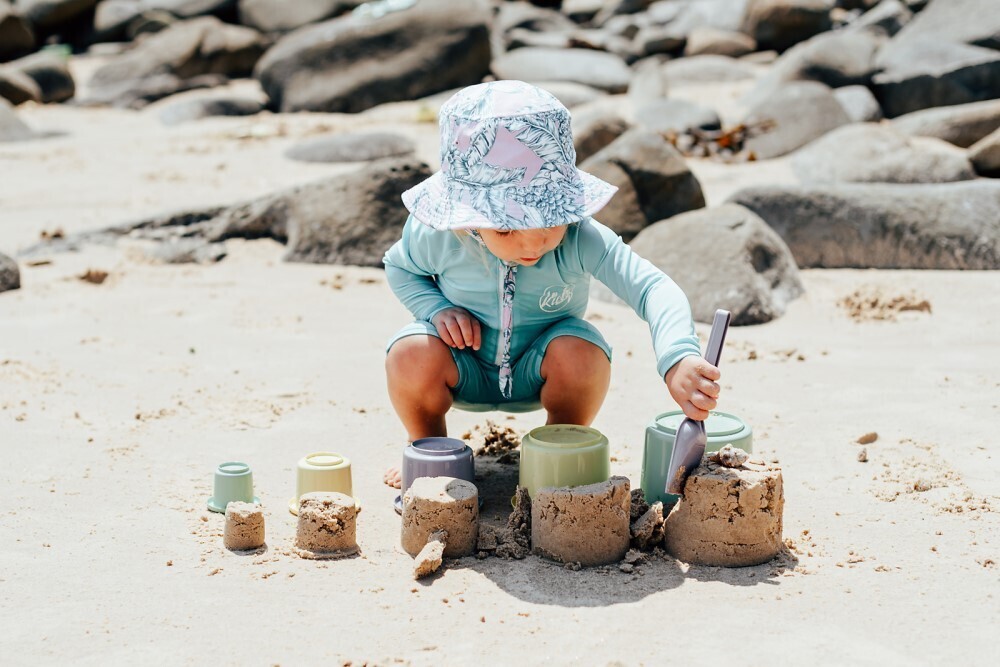 Plasto I'M GREEN BioPlastic Stacking Cups and Play Pots - 5 pcs