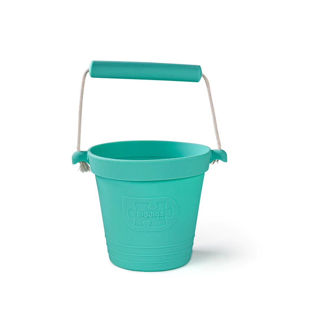 Eco Flexible Silicone 14cm Bucket - Green