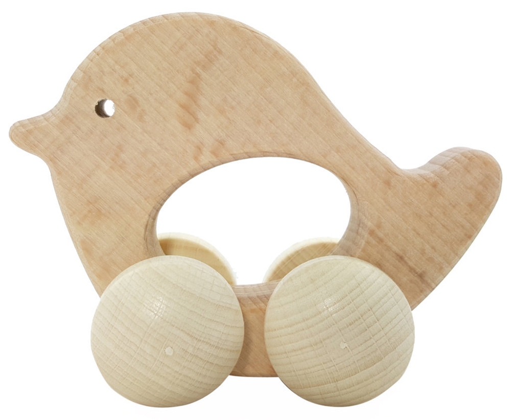 Hess Wooden Baby Toy - Grip & Roll