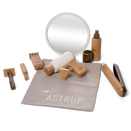 Wooden Dolls Hairdressing Set - 9 pcs