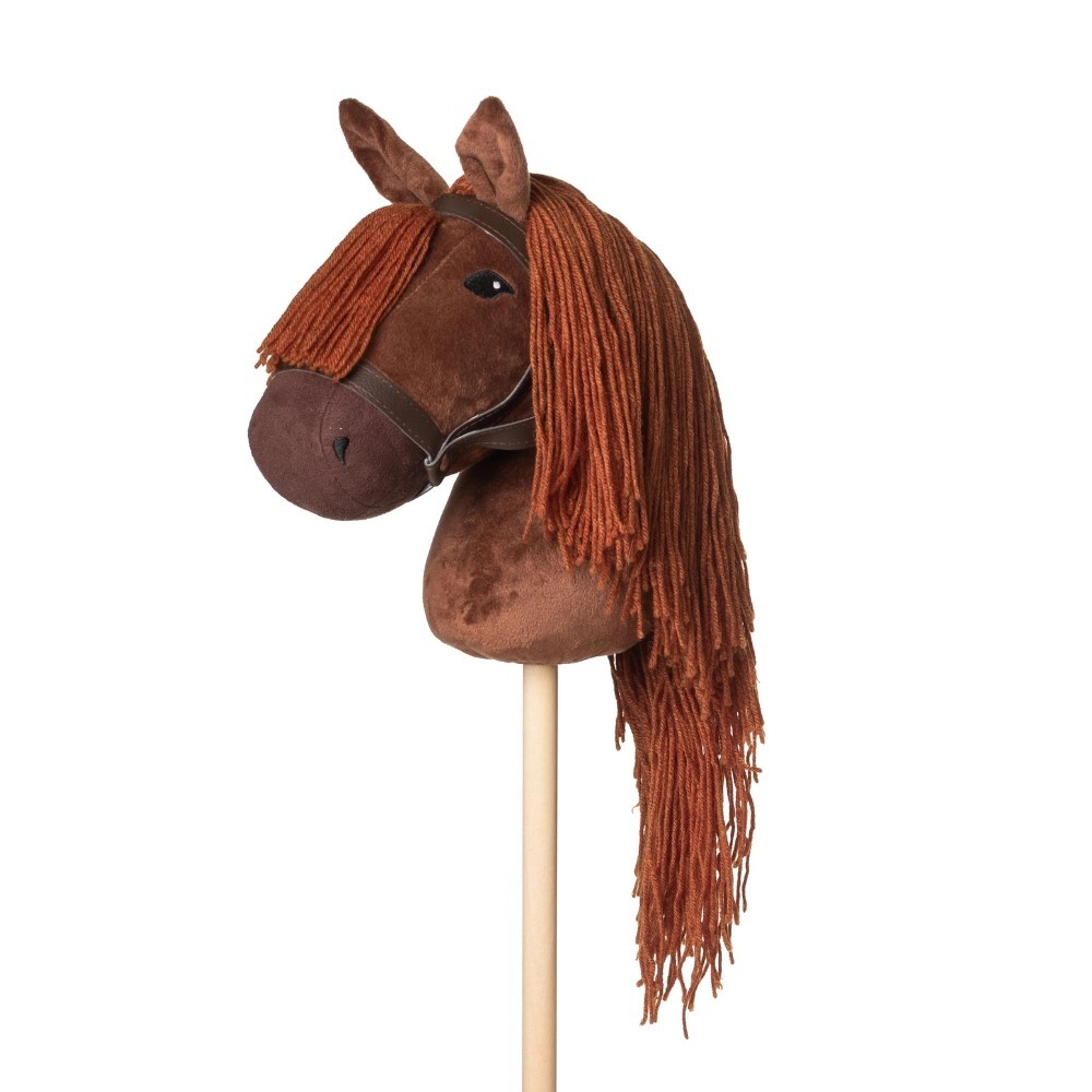 Plush Hobby Horse - Brown