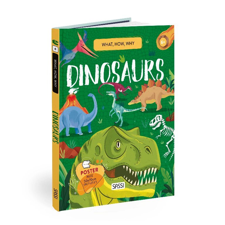 What How Why - DINOSAURS Book & Poster